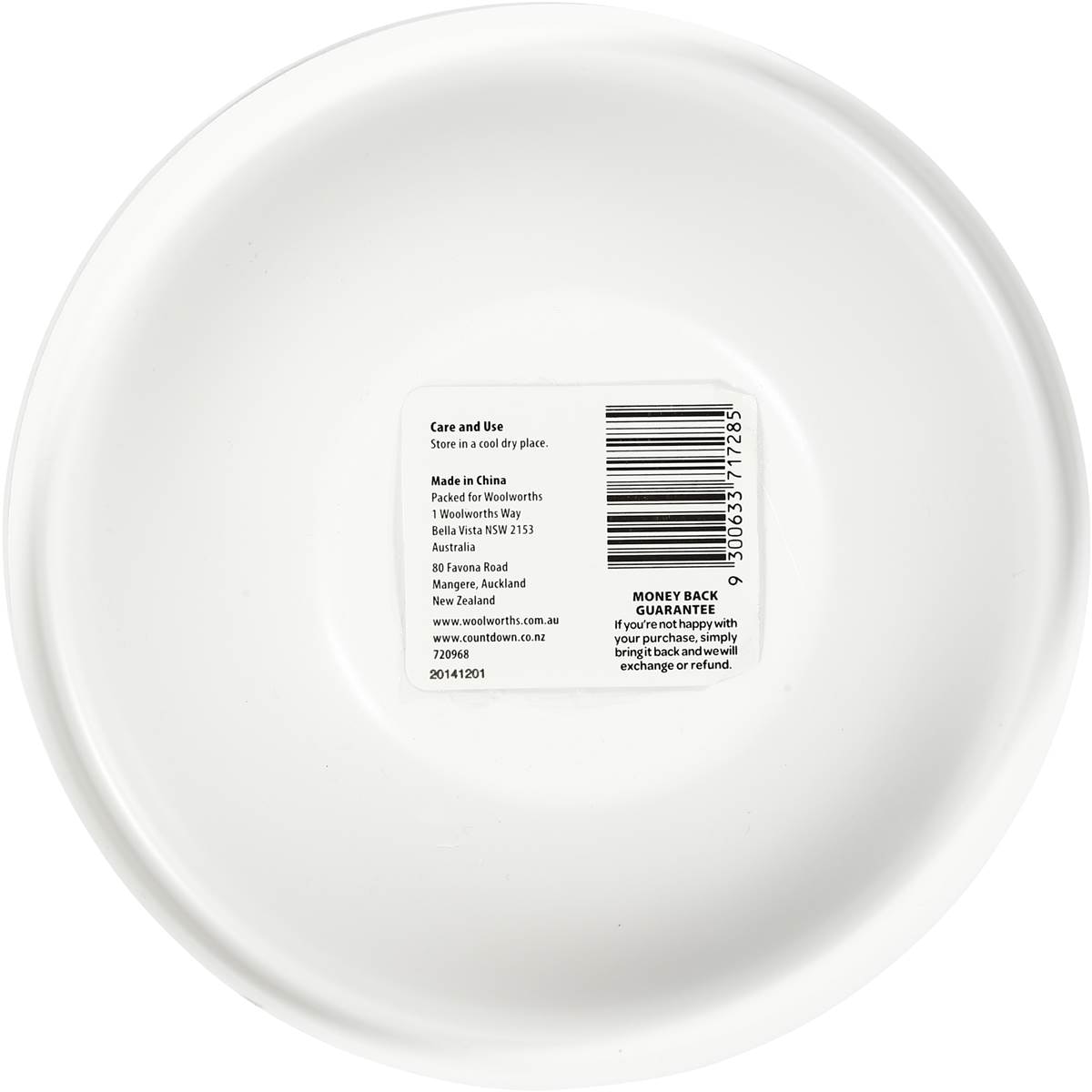 Woolworths Plastic Bowls White 20 Pack | Woolworths