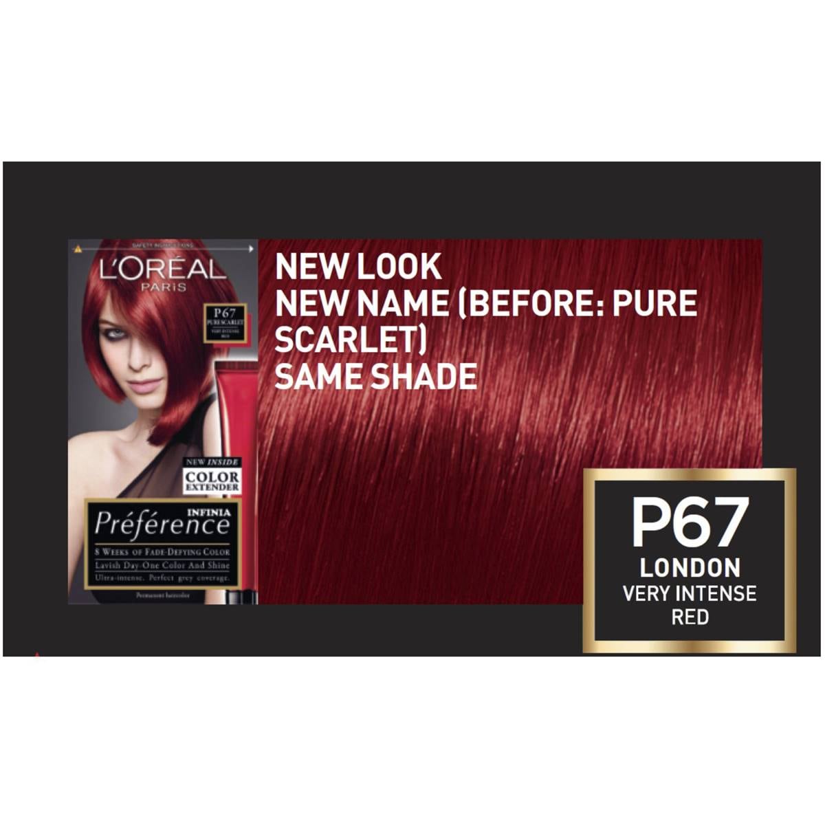 L'oreal Paris Preference P67 Scarlet Intense Red Each | Woolworths