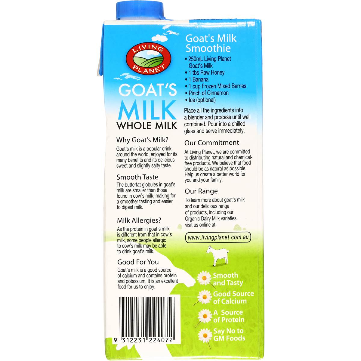 Living Uht Goats Milk 1l Woolworths