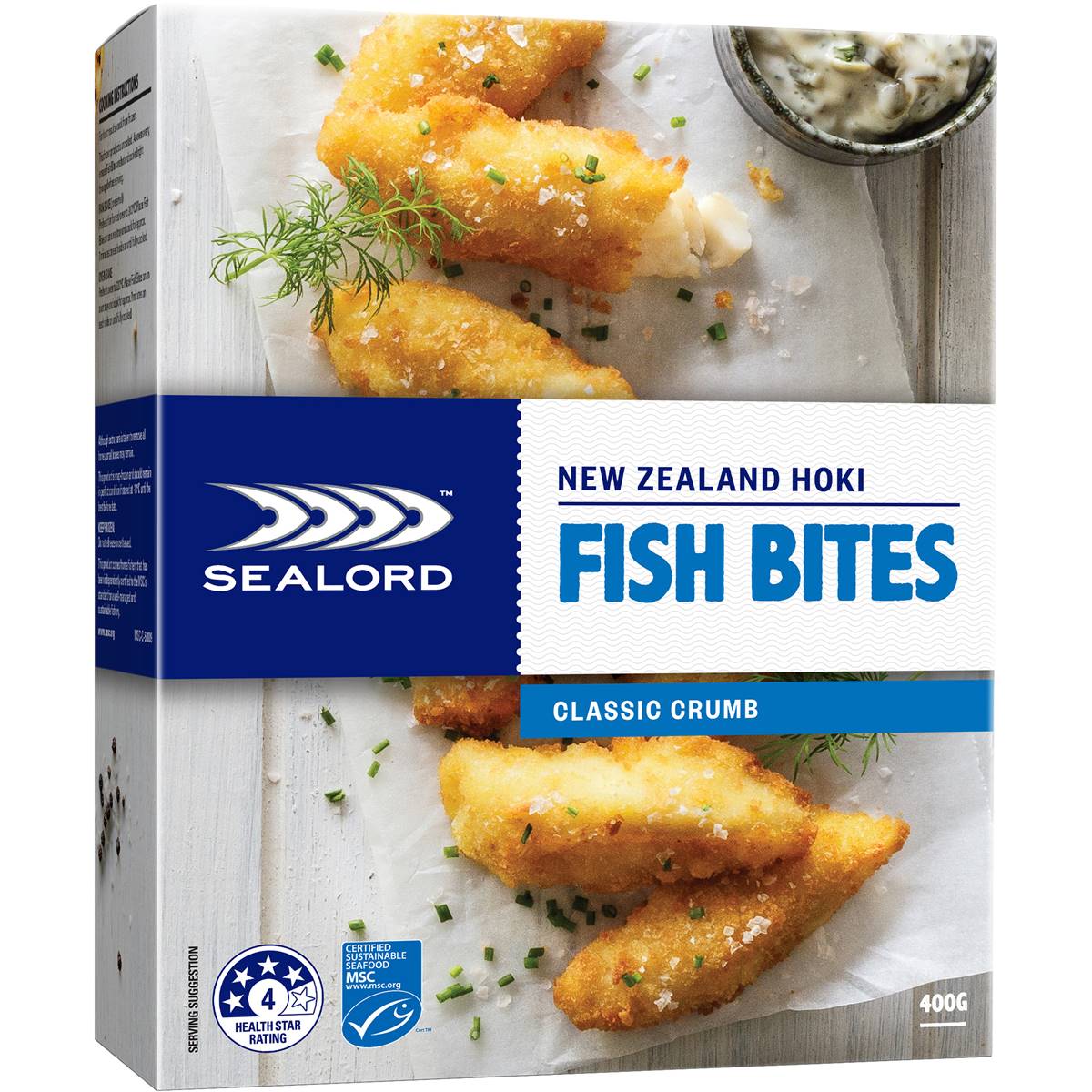 Sealord Classic Crumbed Fish Bites 400g Woolworths