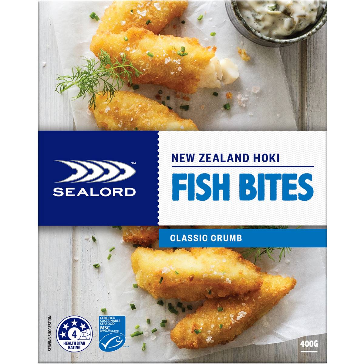 Sealord Classic Crumbed Fish Bites 400g Woolworths