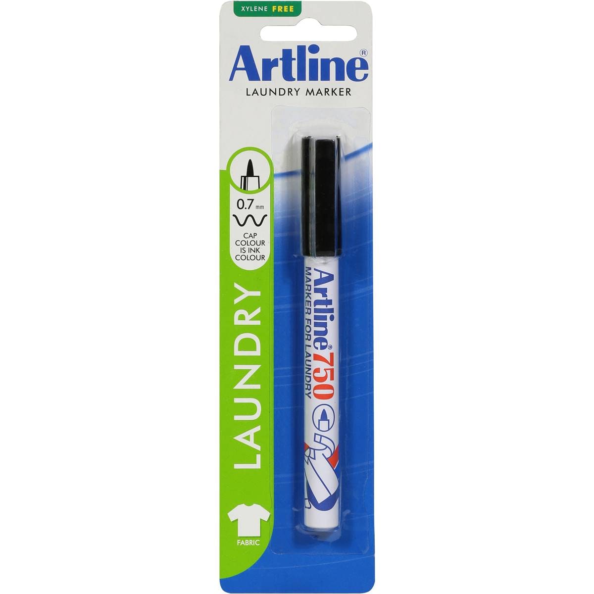 Artline Laundry Marker Black 750mm Each Woolworths