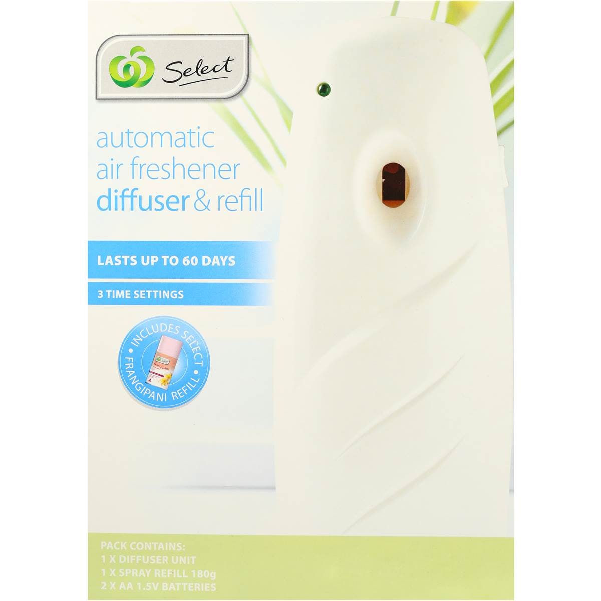 Woolworths Select Electric Diffuser Primary Frangipani Each Woolworths