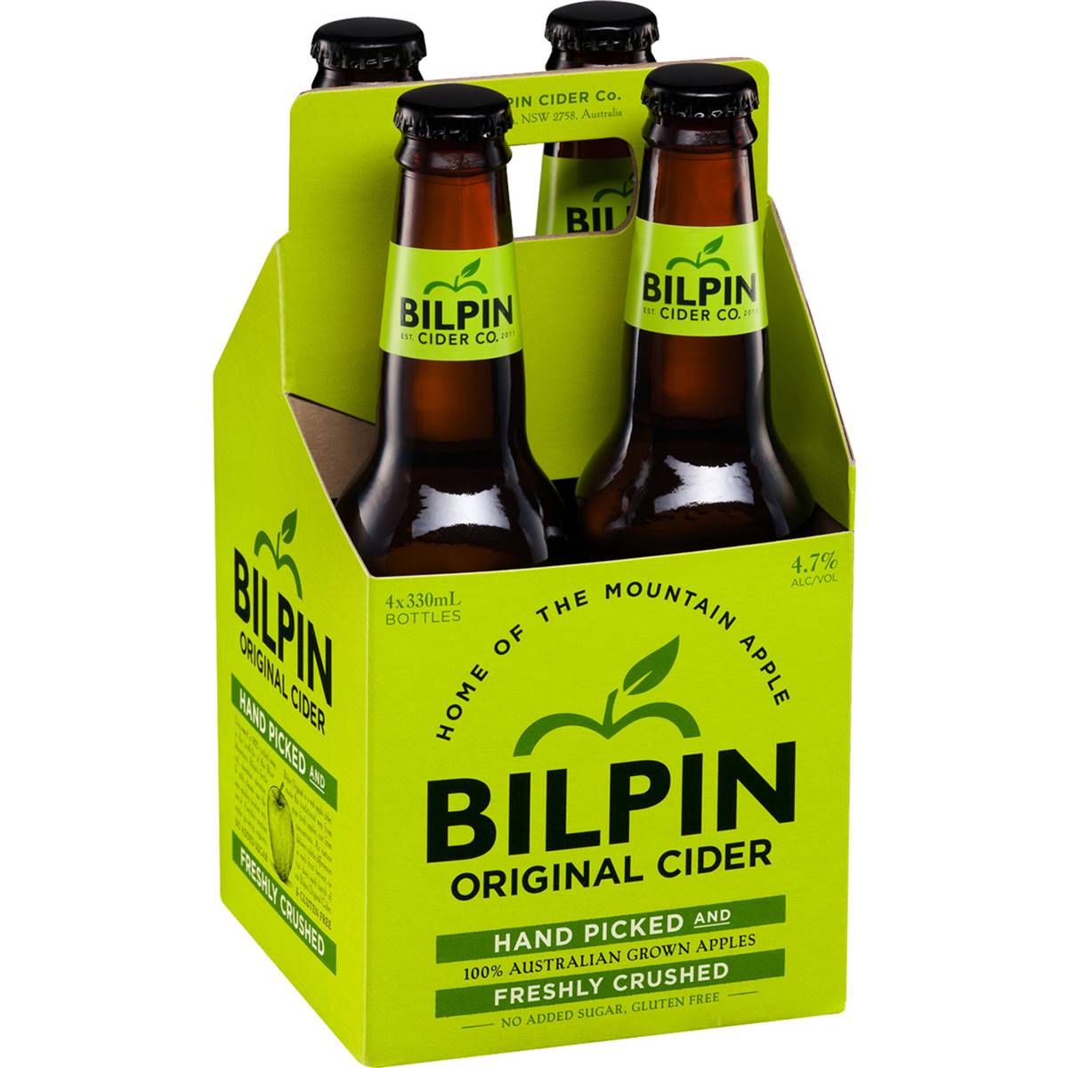 Bilpin Apple Cider Original Bottle 330ml Single Woolworths