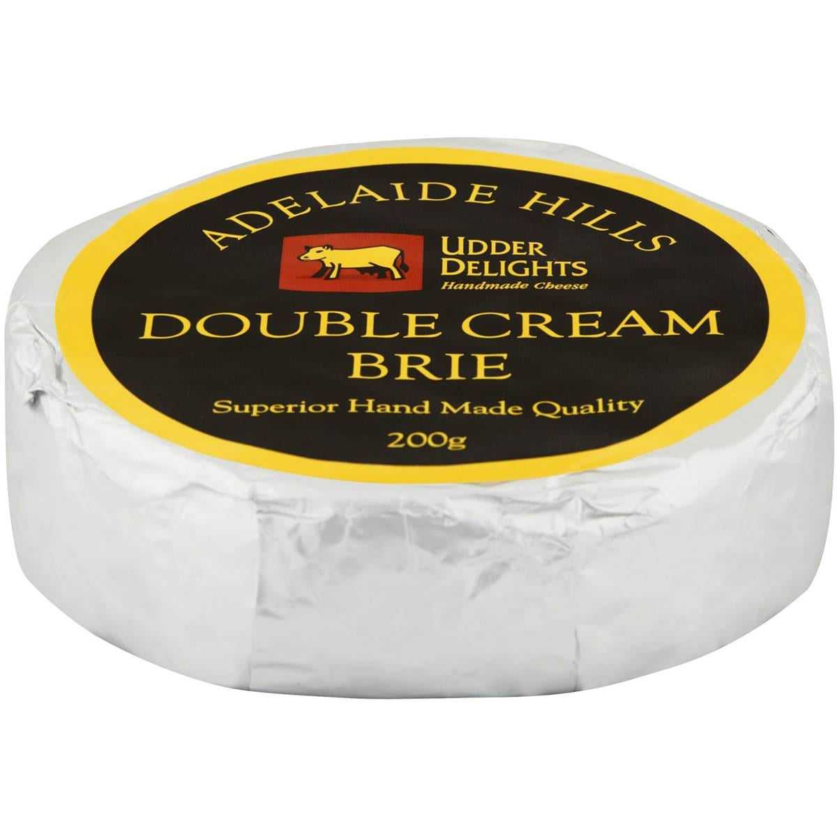 Udder Delights Double Cream Brie Cheese 200g Woolworths