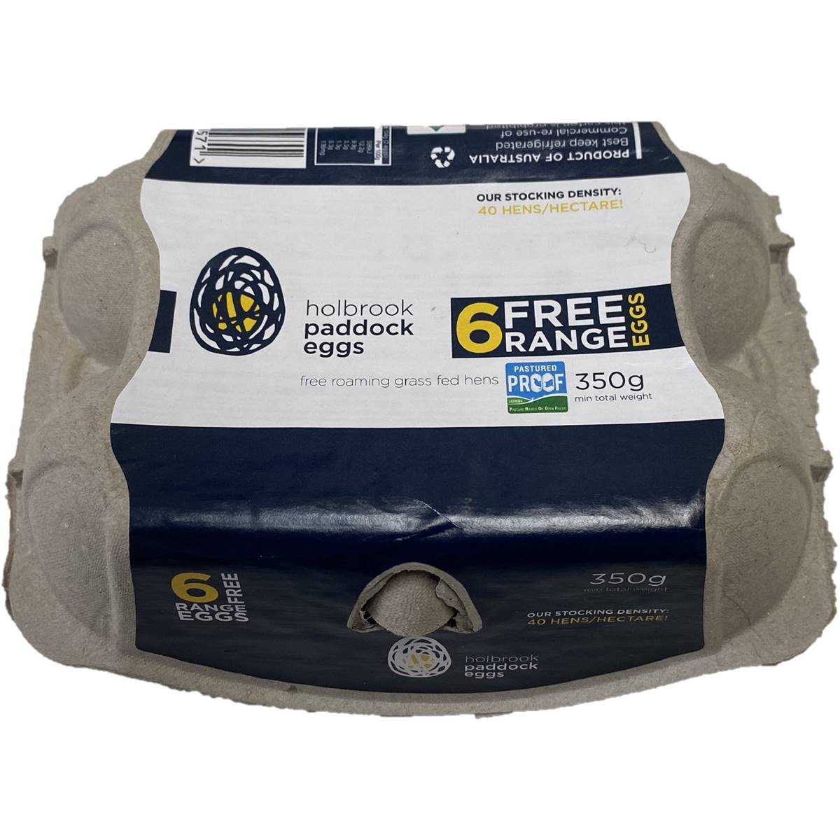 Holbrooks 6 Free Range Eggs 