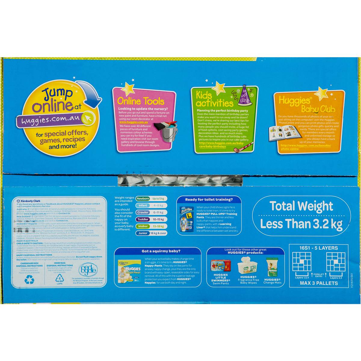 Huggies Ultra Dry Nappies Junior 16+kg Boy 60 Pack Woolworths