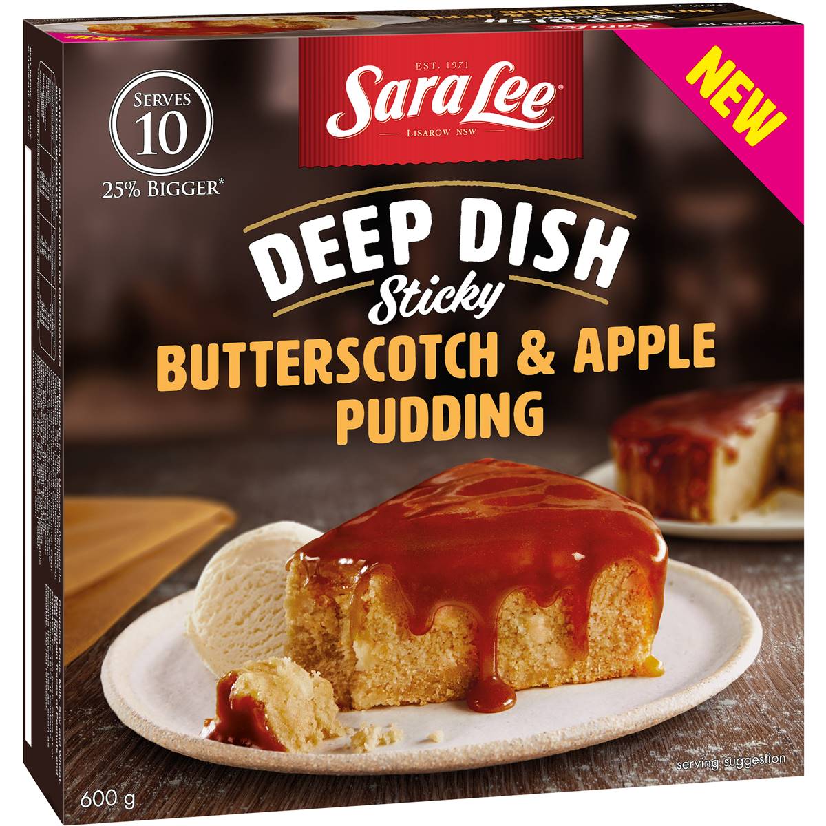 Sara Lee Deep Dish Butterscotch Apple Pudding 625g Woolworths