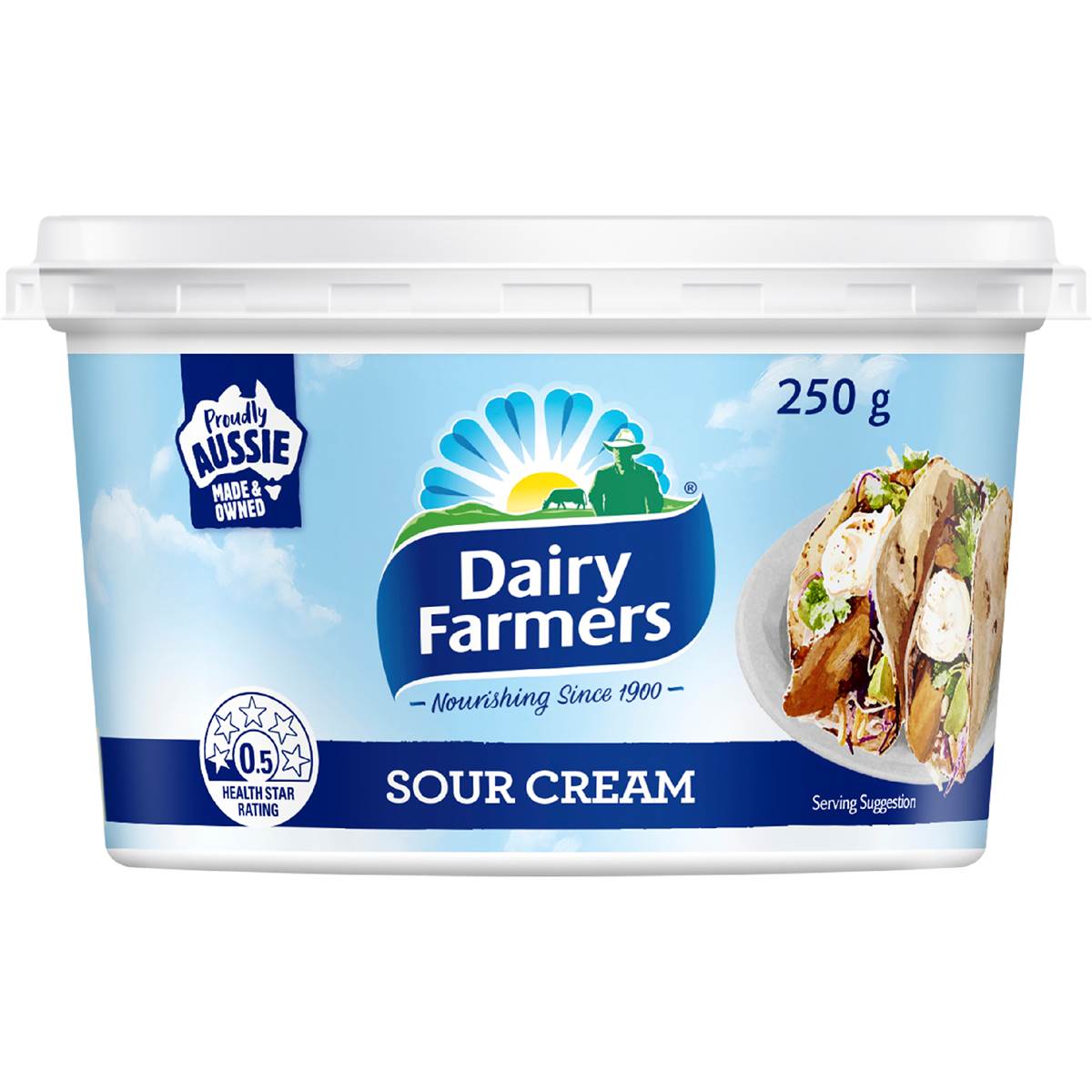 Dairy Farmers Sour Cream 250g Woolworths