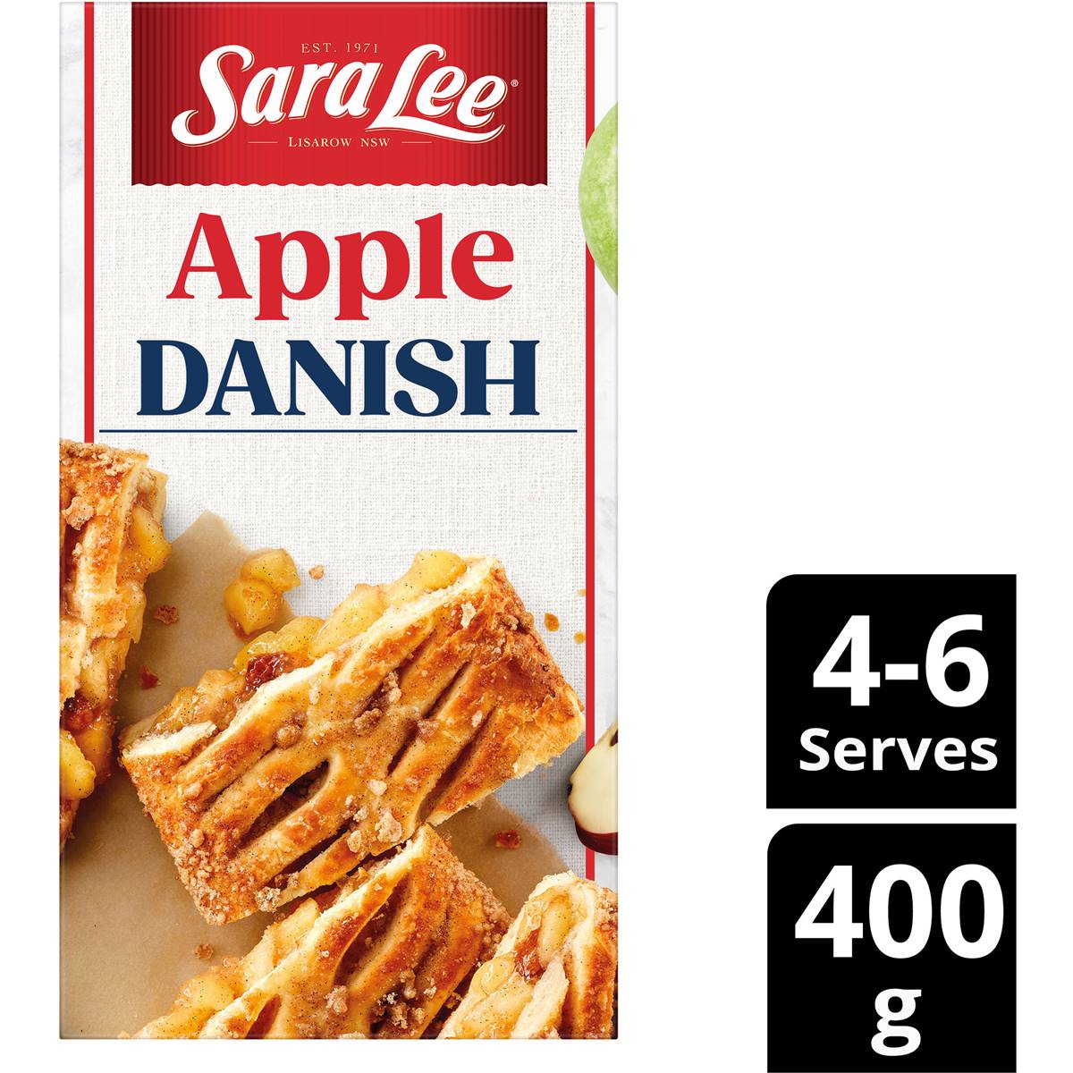 Sara Lee Apple Danish 400g Woolworths