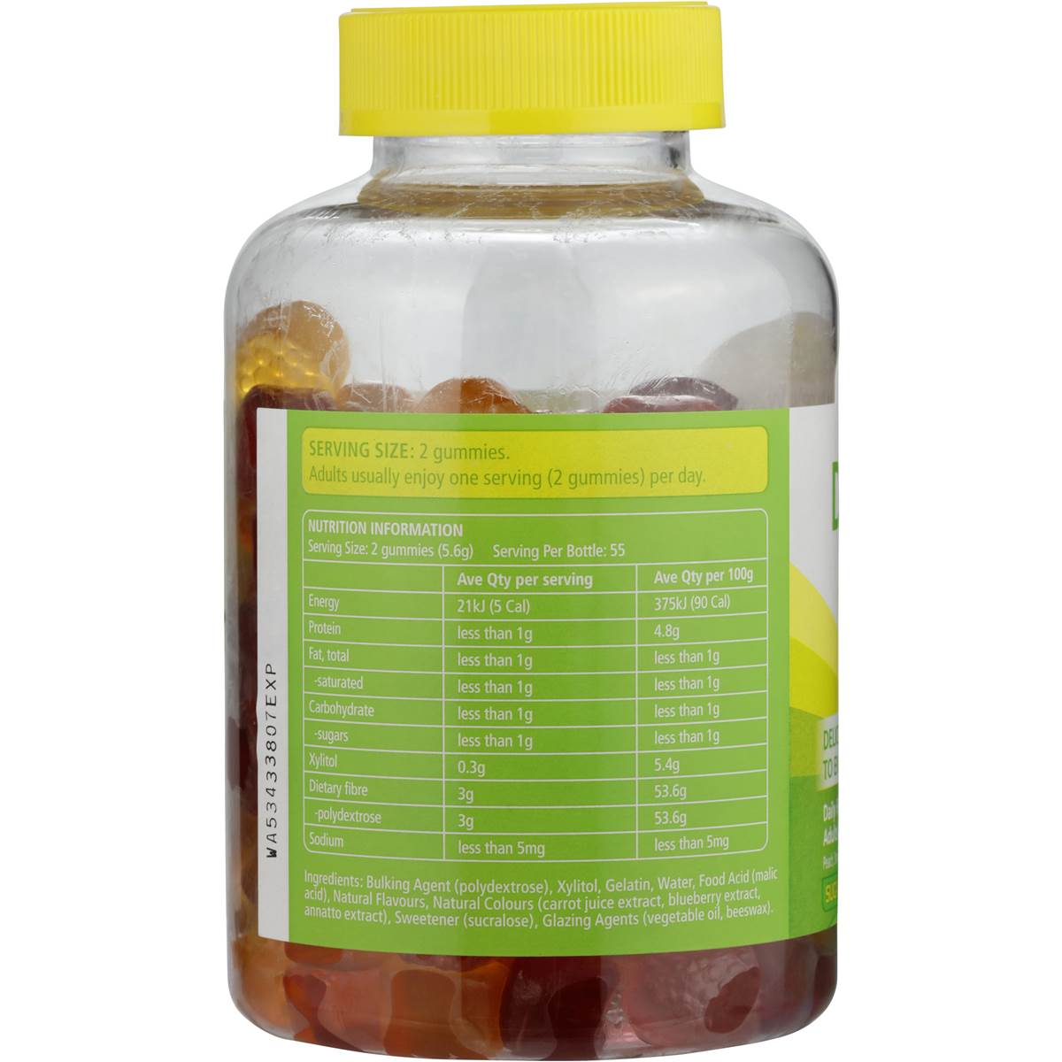 Nature's Way Vitagummies For Adults Daily Fibre 110pk Woolworths