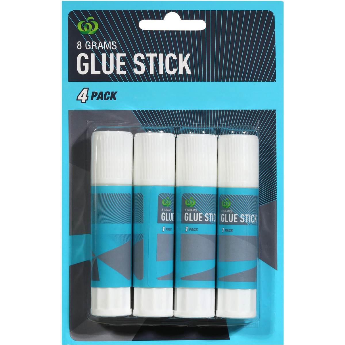 Essentials Glue Stick 8gm 4 Pack Woolworths