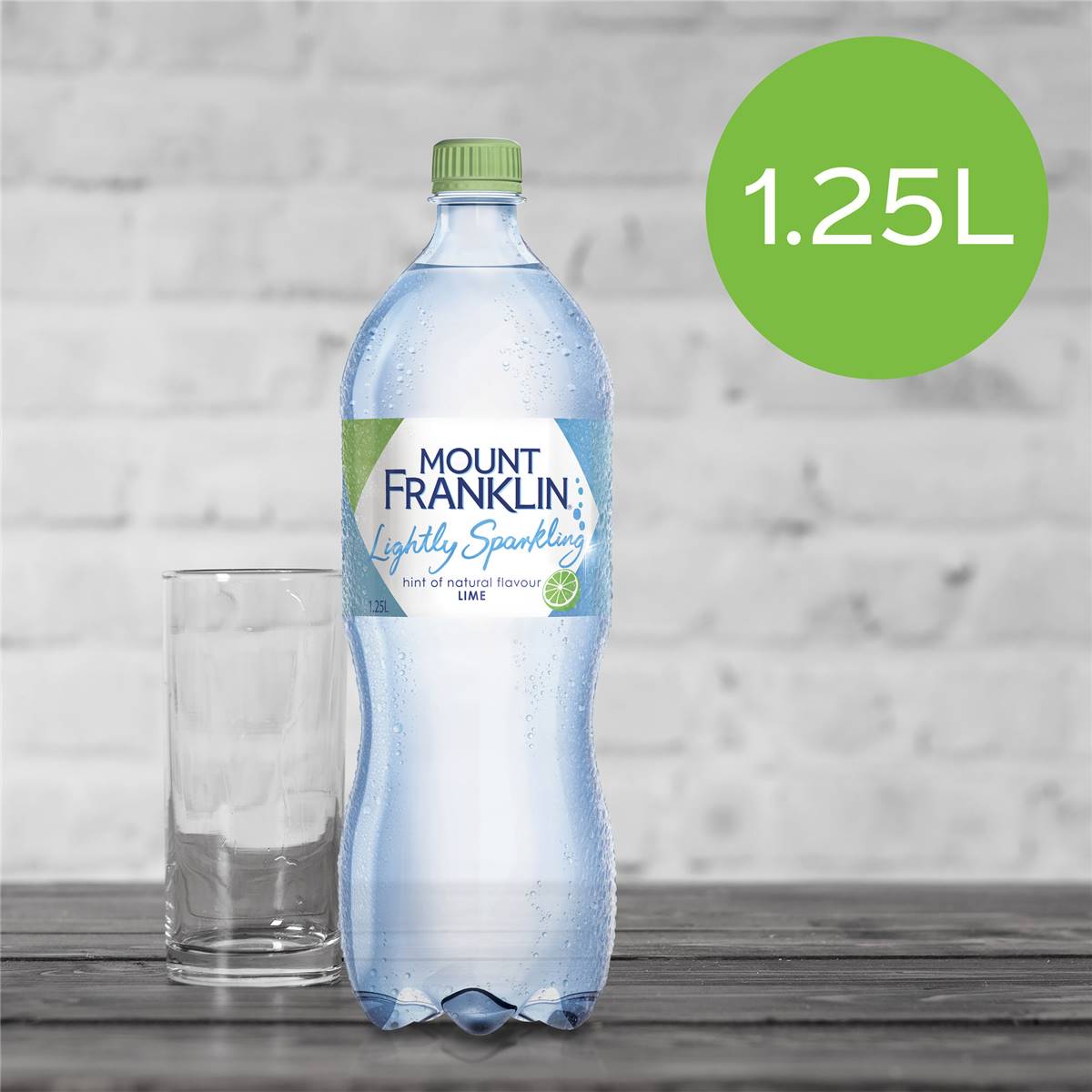 Mount Franklin Lightly Sparkling Lime Water 1.25l Woolworths