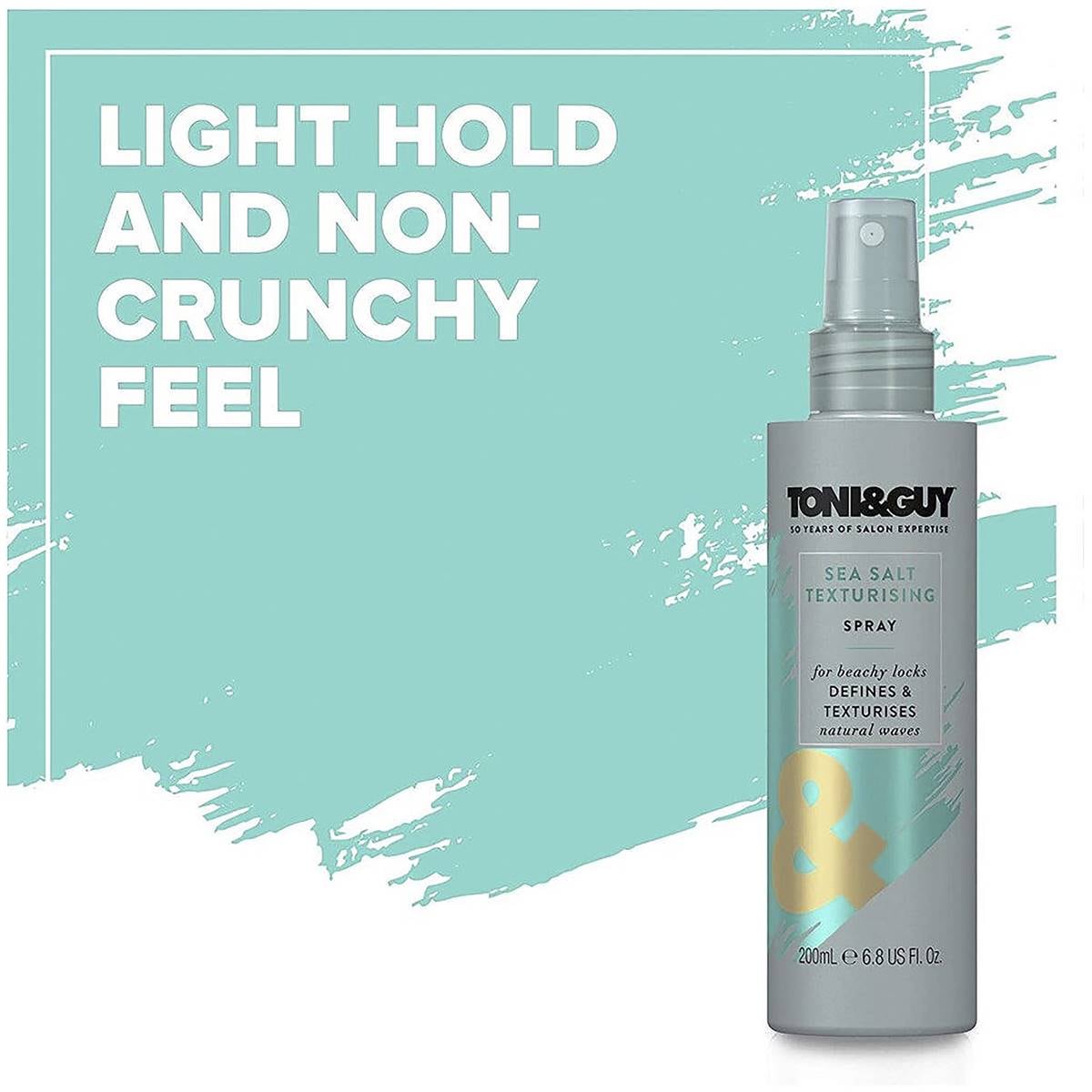 Toni & Guy Casual Sea Salt Texturising Spray 200ml Woolworths