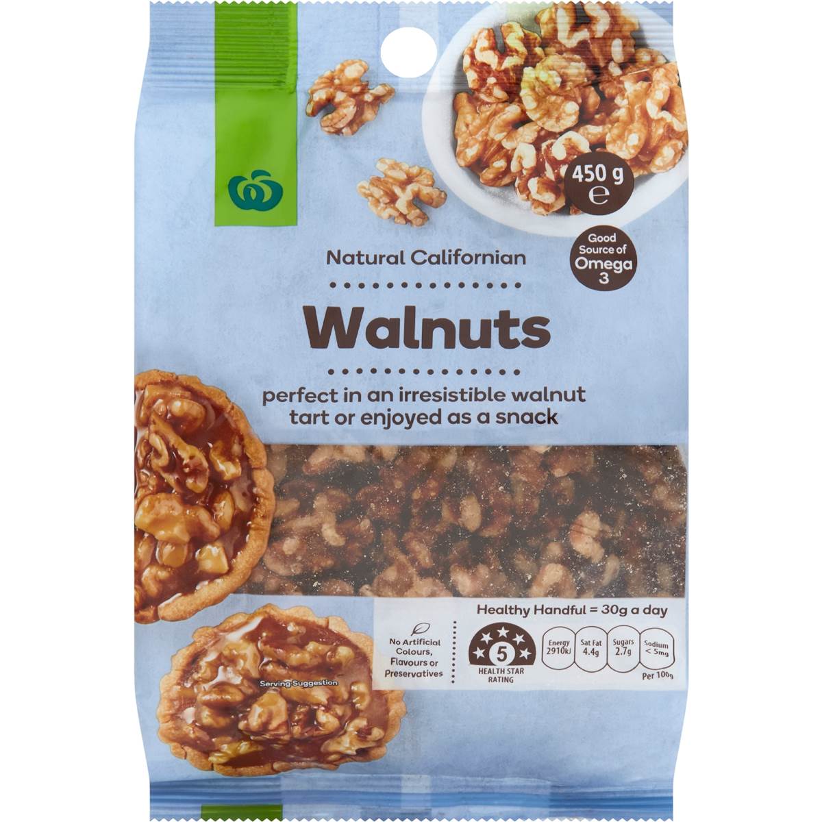 Woolworths Walnuts Californian 450g Woolworths
