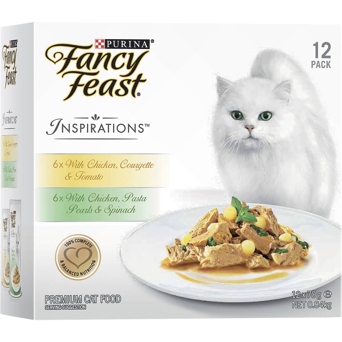 Fancy Feast Adult Inspirations Chicken Collection Wet Cat Food 70g X12