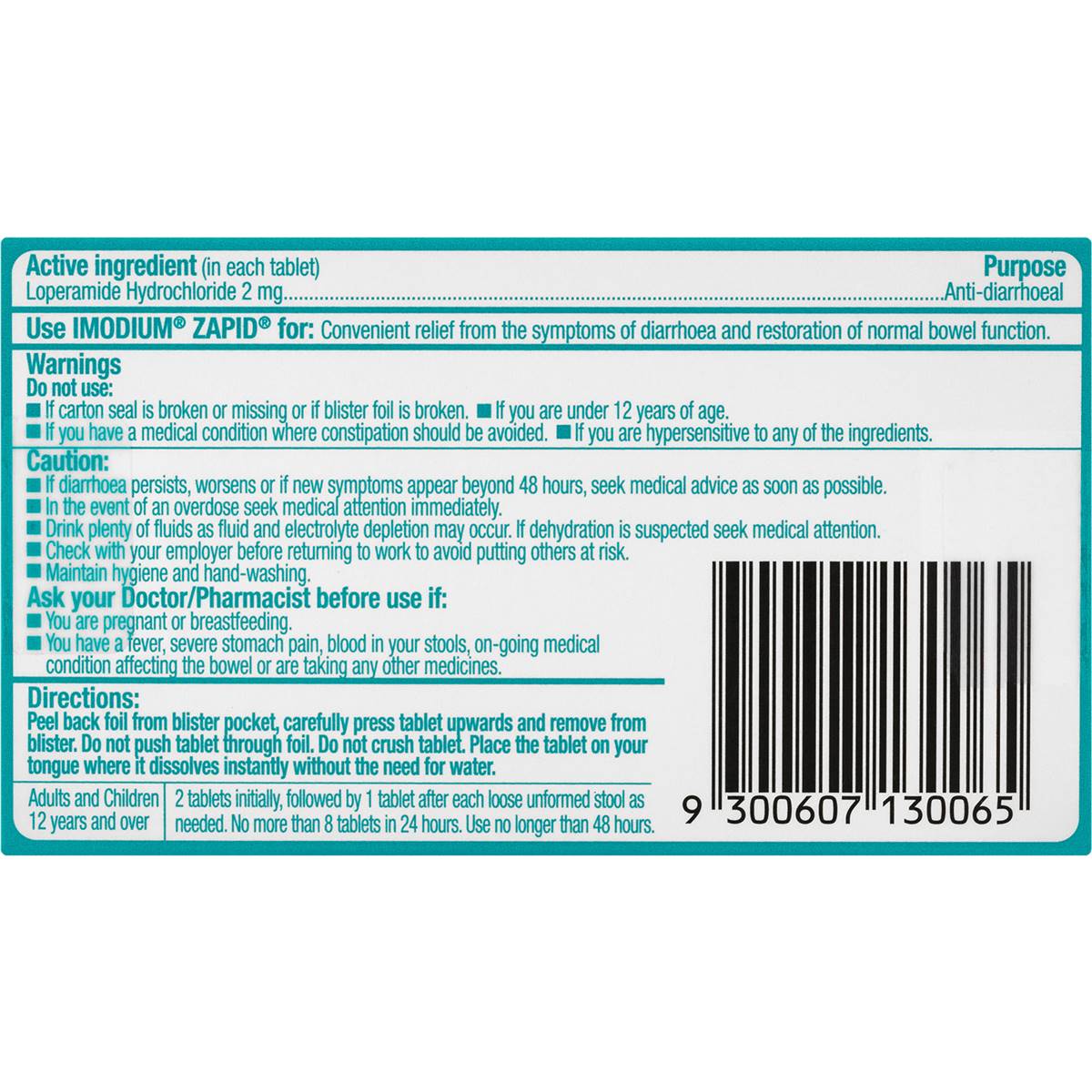 Imodium Tablets Australia