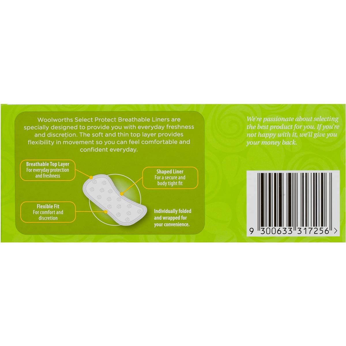 Select Panty Liners Breathable Scented 48 Pack Woolworths