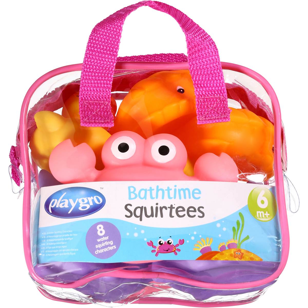 Playgro Bathtime Squirtiees 8 Pack | Woolworths