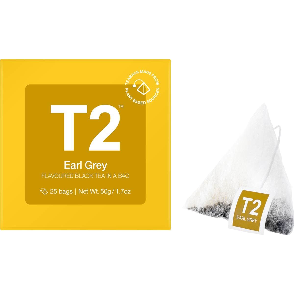 T2 Earl Gray Tea Bags 25 Pack Woolworths