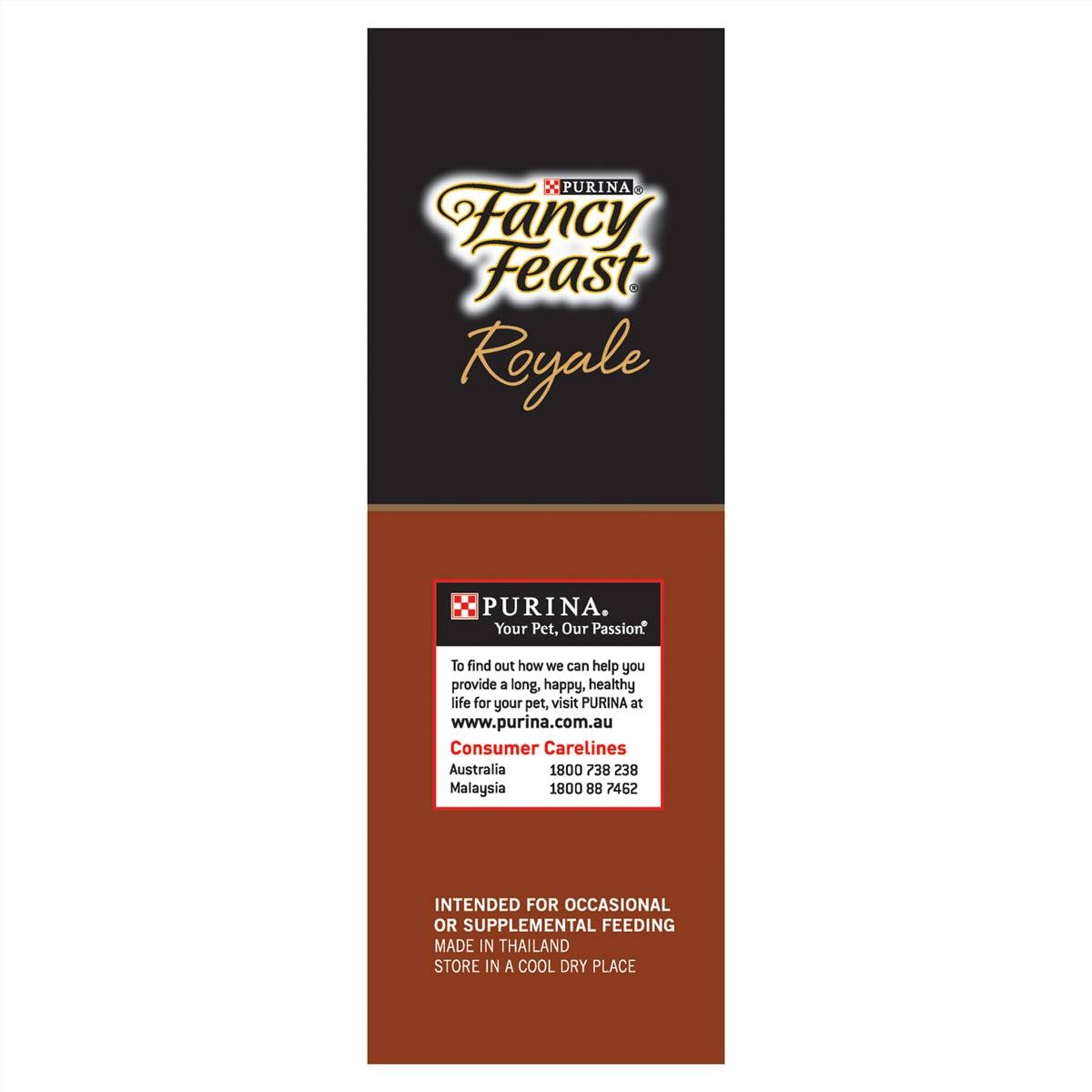 Fancy Feast Royale Cat Food Surimi Prawn Broth 4x40g Woolworths