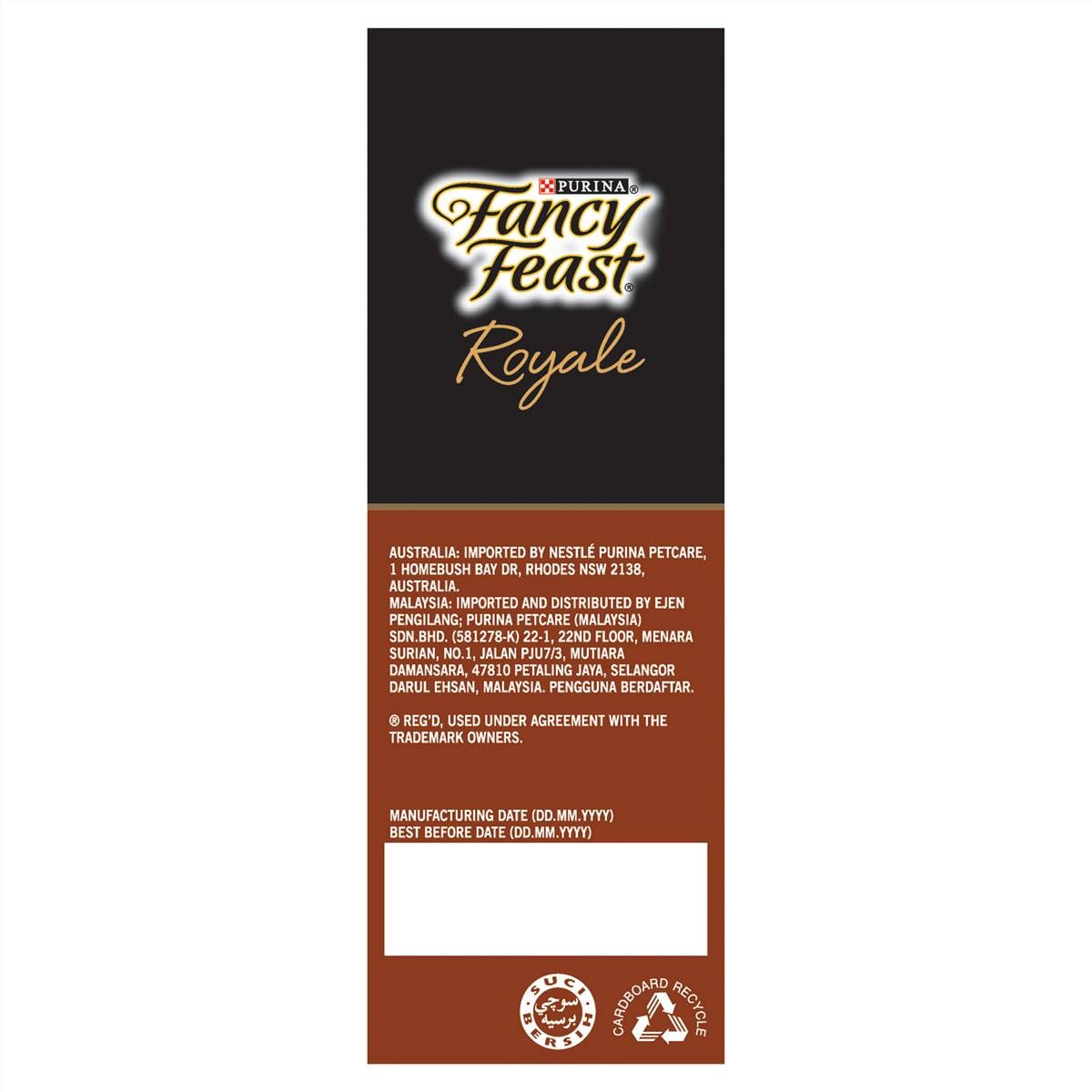 Fancy Feast Royale Cat Food Surimi Prawn Broth 4x40g Woolworths