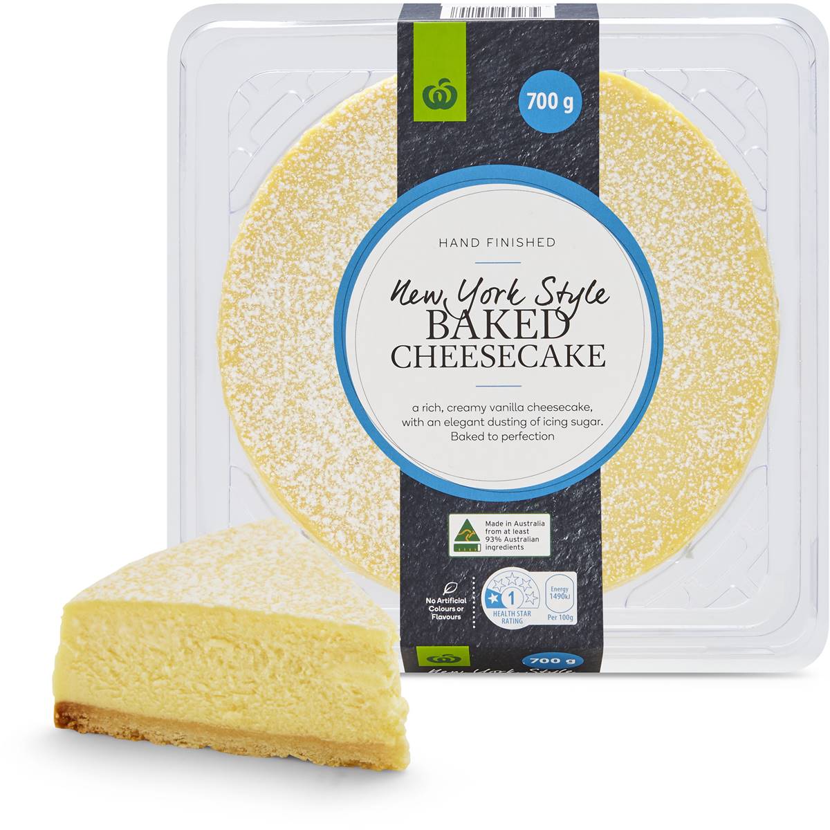 Woolworths New York Style Baked Cheesecake 700g Woolworths