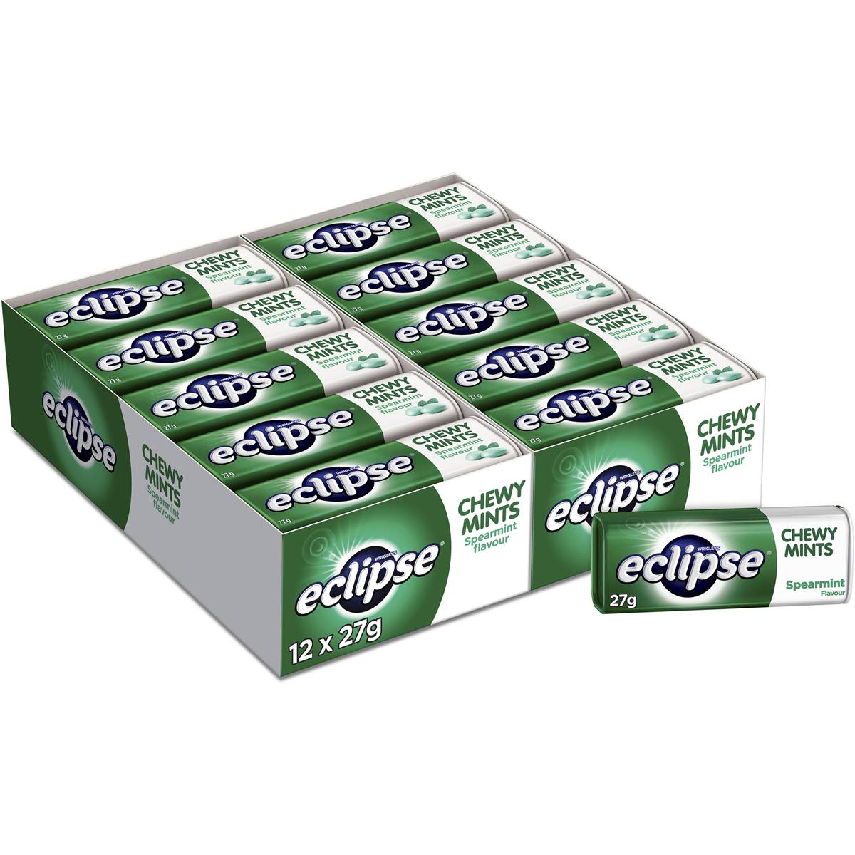 Eclipse Spearmint Chewy Mints Tin 27g Woolworths