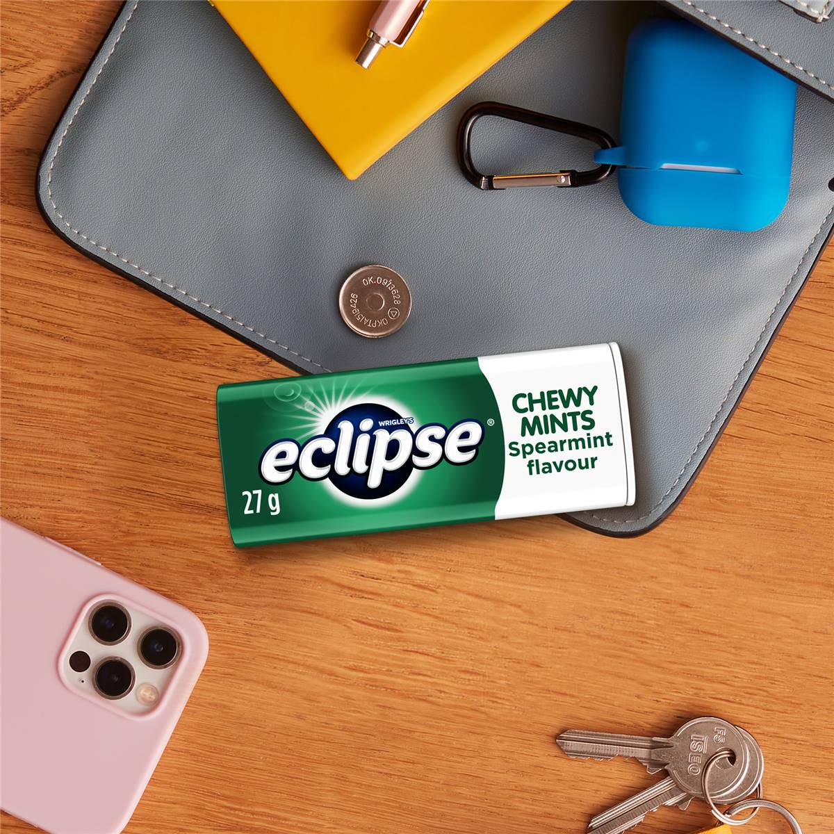 Eclipse Spearmint Chewy Mints Tin 27g Woolworths