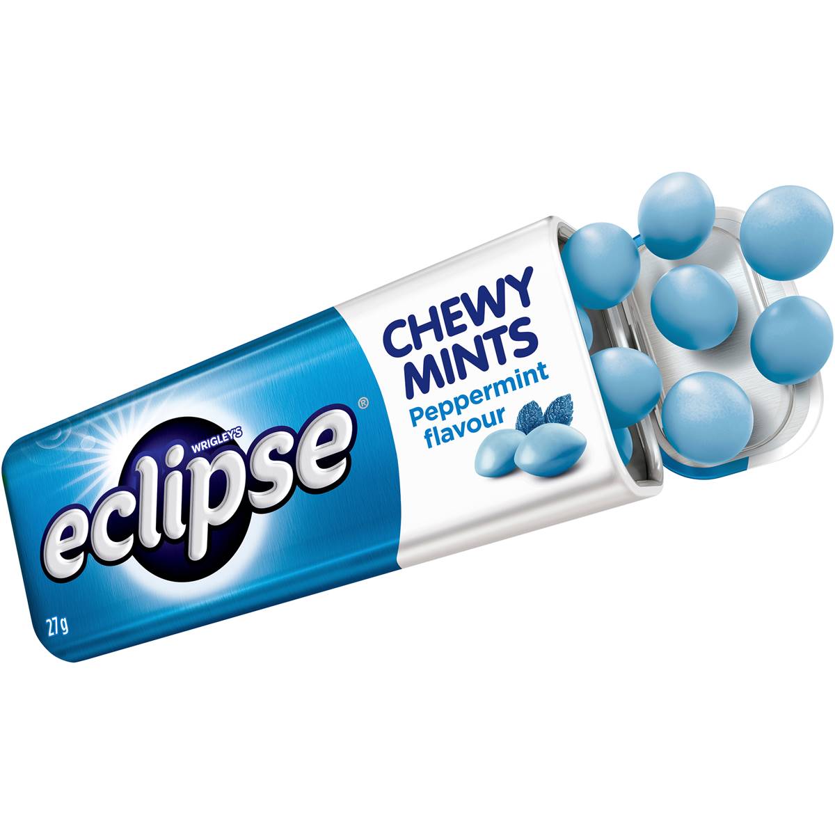 Eclipse Peppermint Chewy Mints Tin 27g Woolworths
