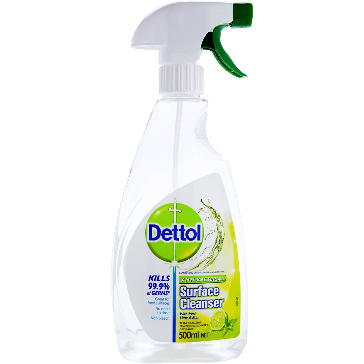 Dettol Surface Multipurpose Lime & Mint Cleaner 500ml Woolworths