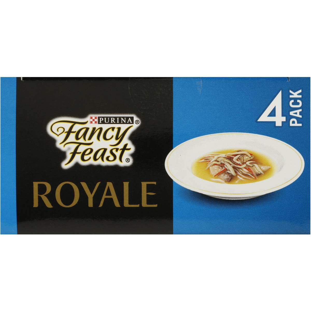 Fancy Feast Royale Cat Food Broth With Whitebait 4x40g Woolworths