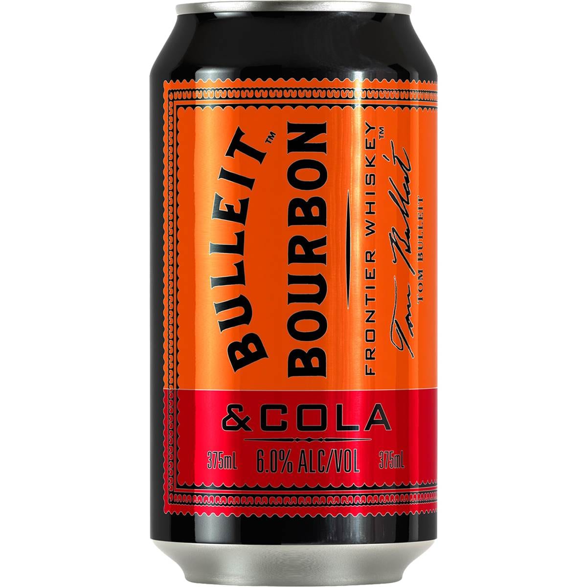 Bulleit Bourbon & Cola 6 Can 10x375ml Woolworths