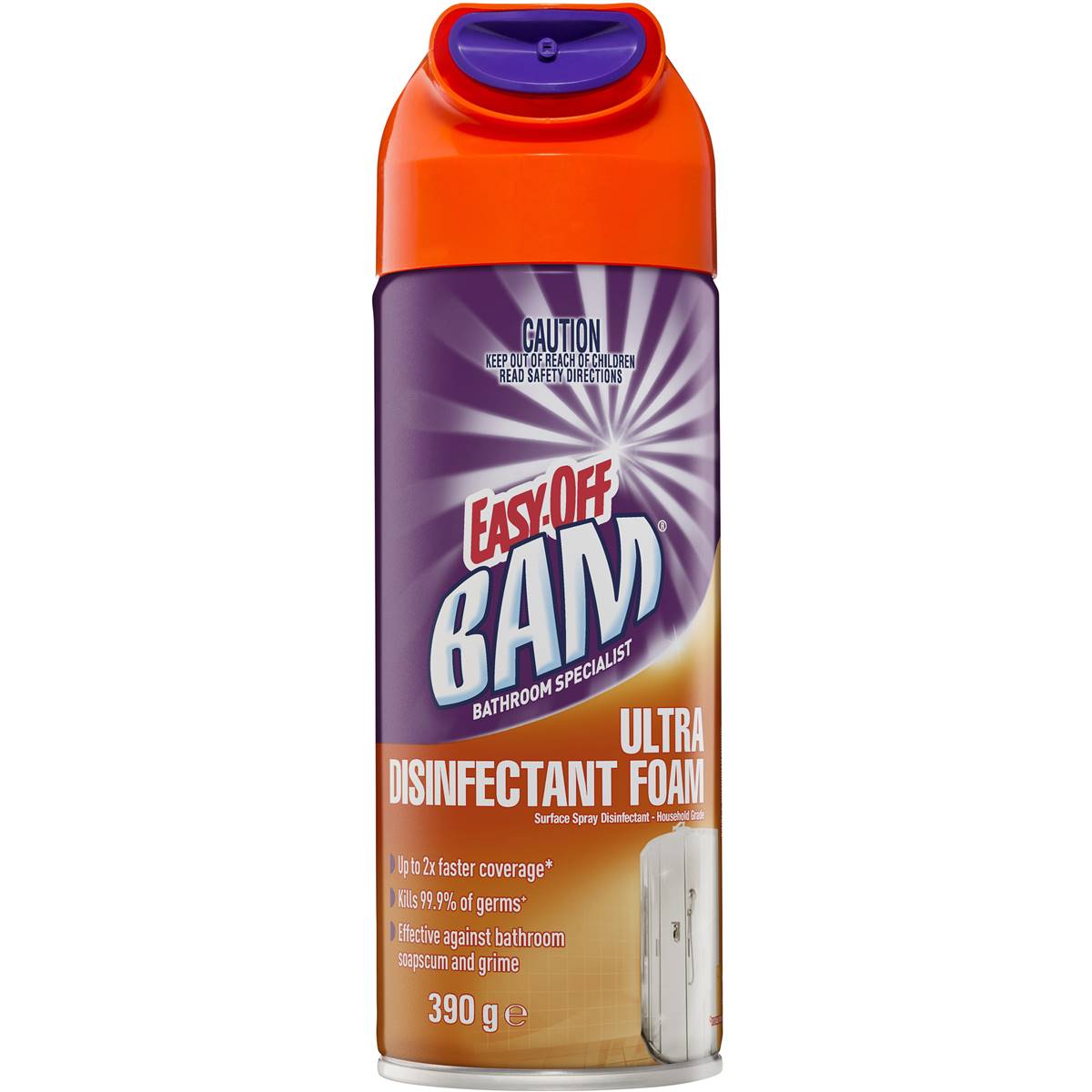 Easyoff Bam Ultra Disinfectant Foam Active Foam Lemon Zing 390g