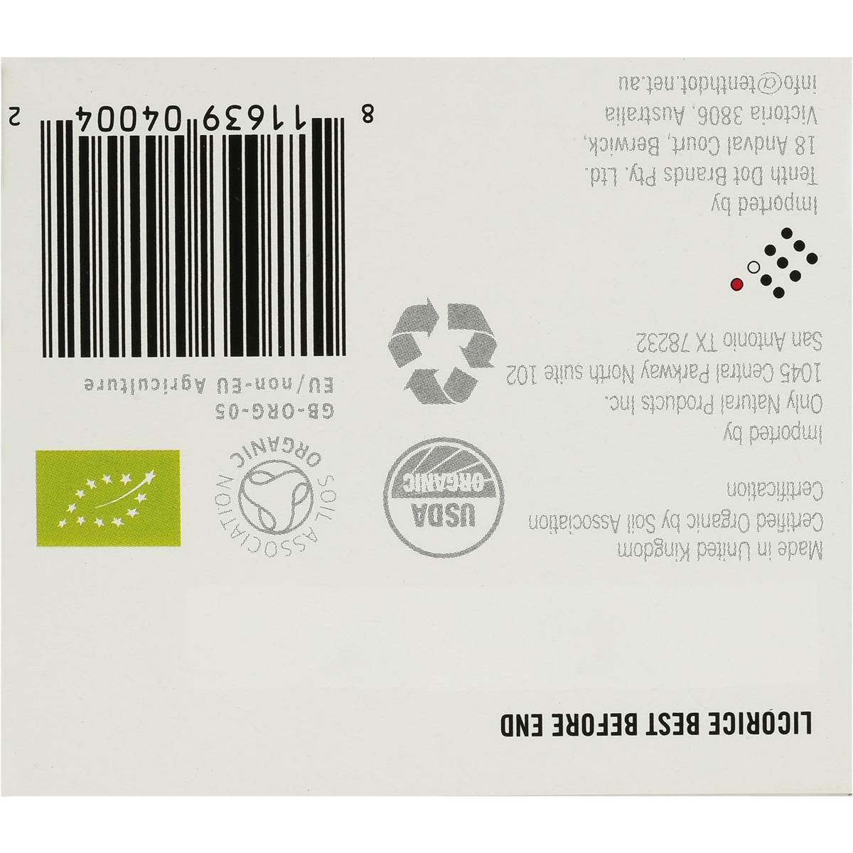 Higher Living Licorice Tea Bags 15pk Woolworths