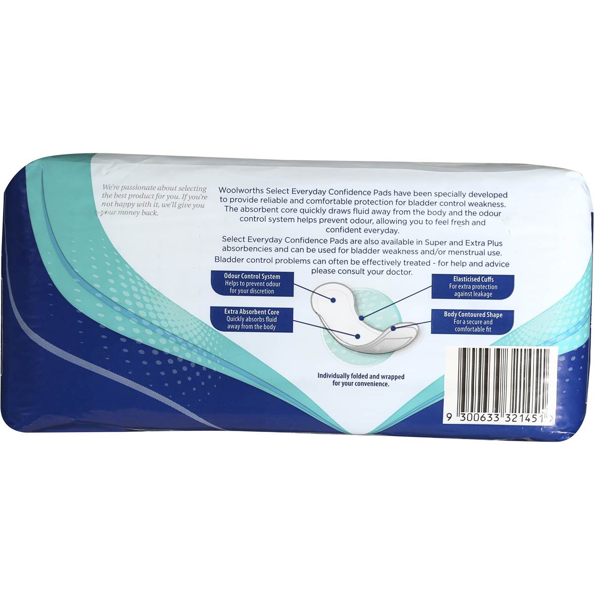 Select Incontinence Extra Pads 14 Pack Woolworths