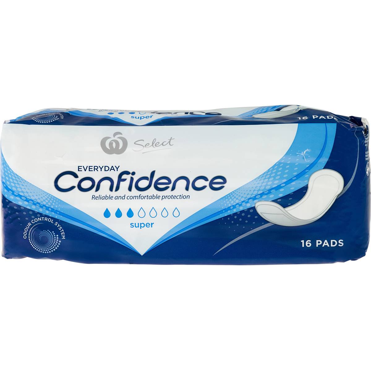 Select Incontinence Super Pads 16 Pack Woolworths