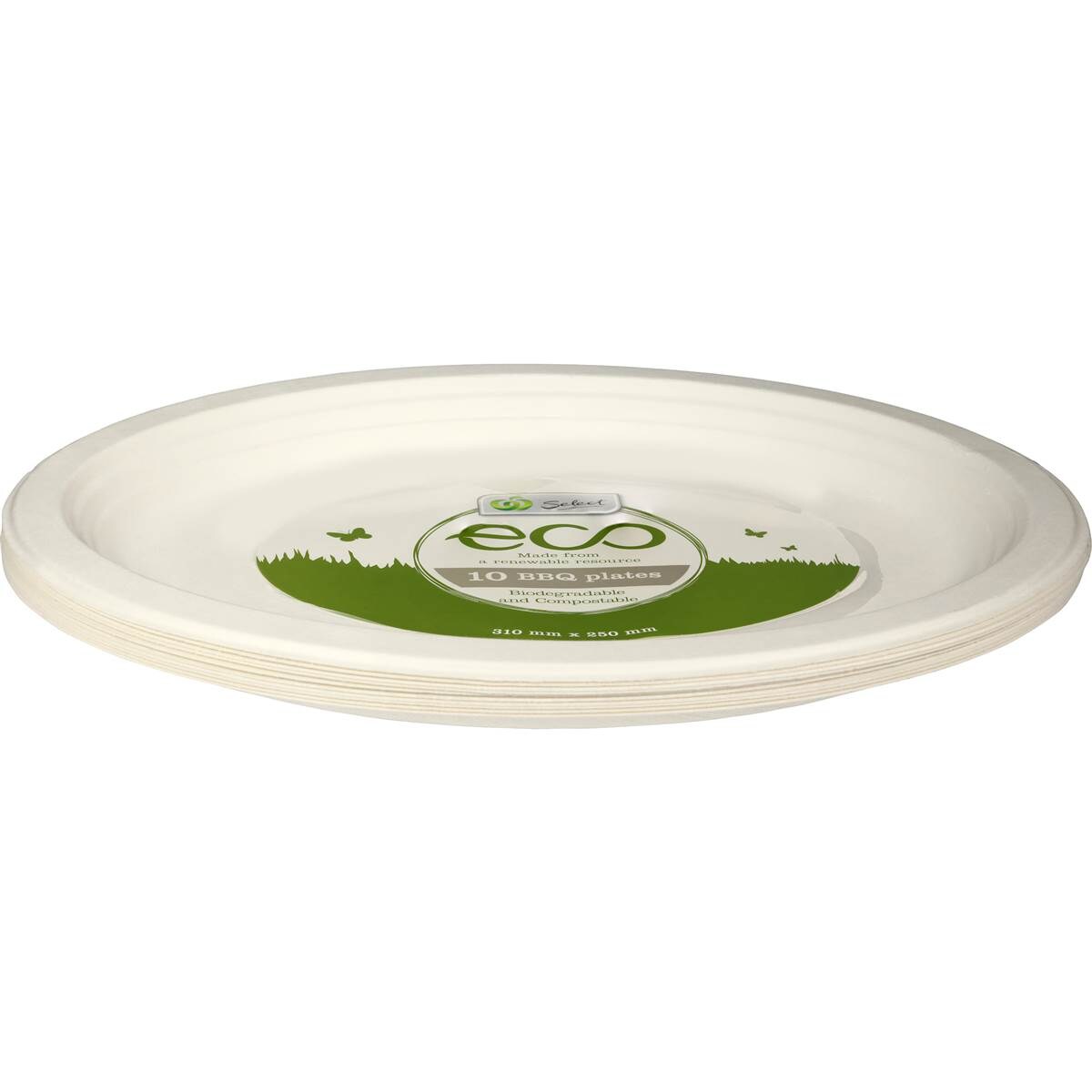 Woolworths Eco Bbq Plates 10 Pack Woolworths