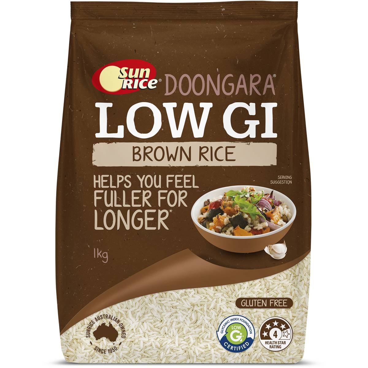 Sunrice Brown Rice Low Gi 750g | Woolworths