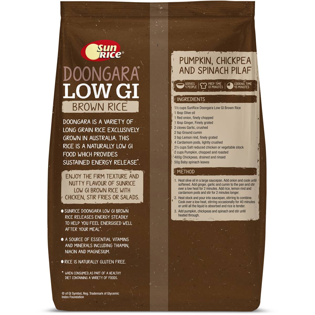 Sunrice Brown Rice Low Gi 750g Woolworths sunrice-brown-rice-low-gi-750g-woolworths