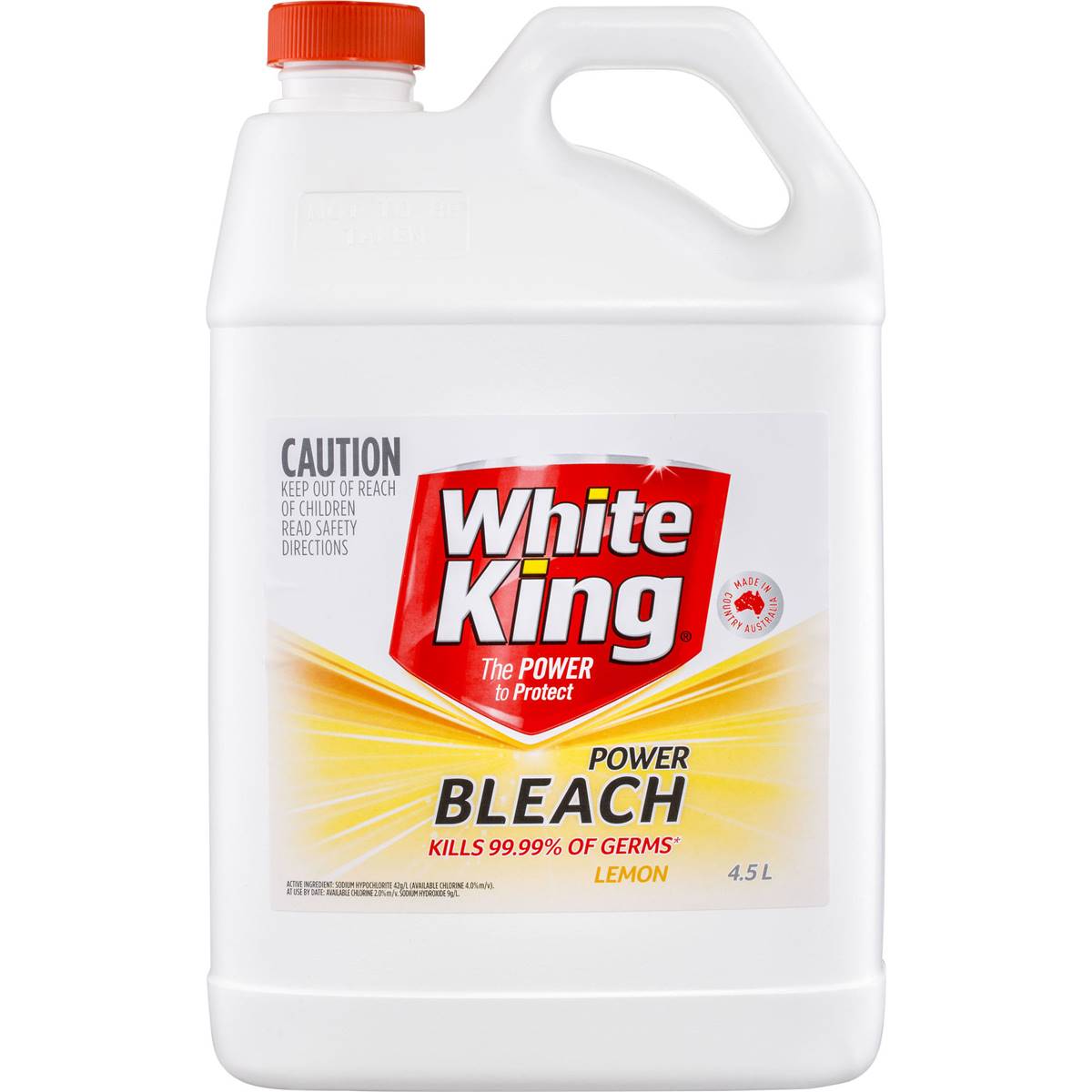 White King Premium Bleach 4.5l Woolworths