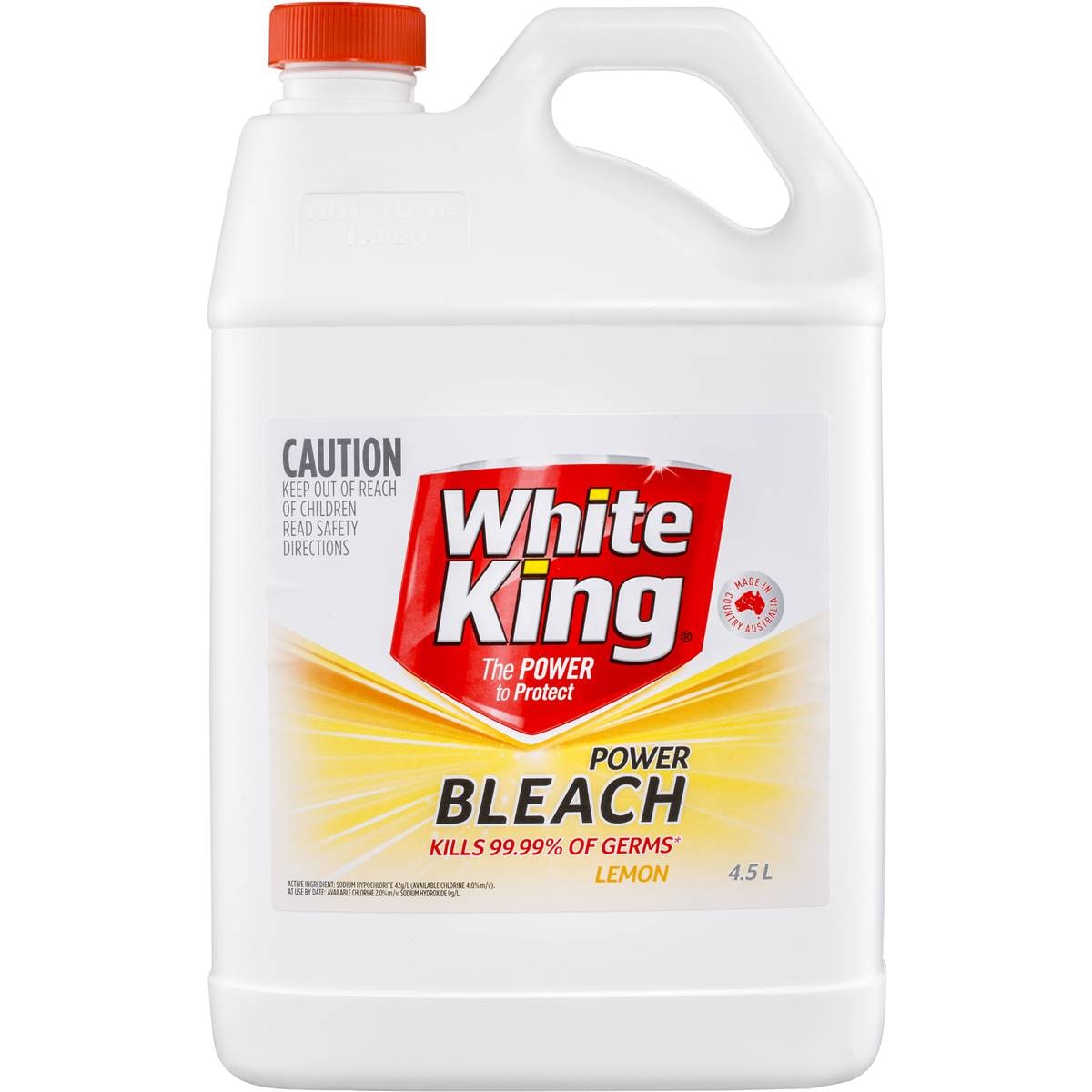 White King Premium Bleach 4.5l Woolworths