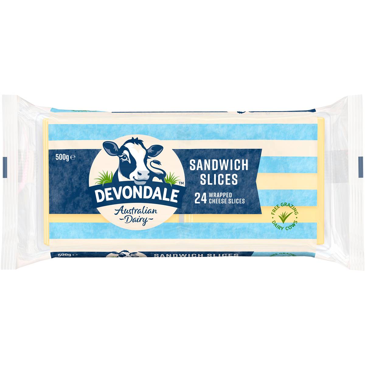 Devondale Sandwich Cheese Slices 500g Woolworths
