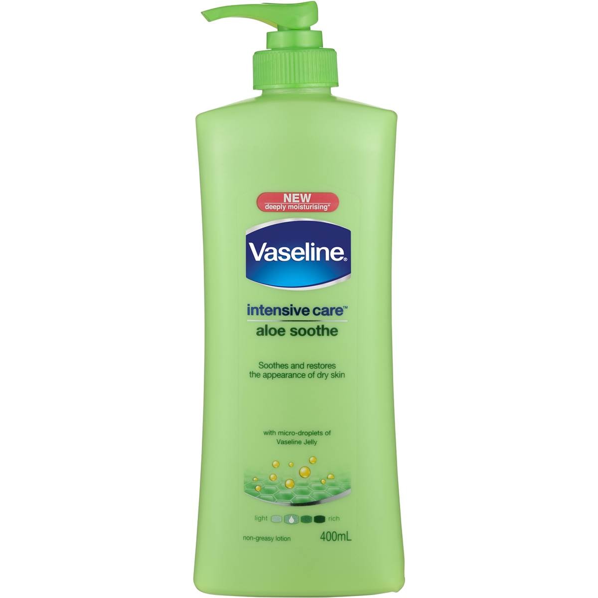 Vaseline Intensive Care Body Lotion Aloe Soothe 400ml Woolworths 