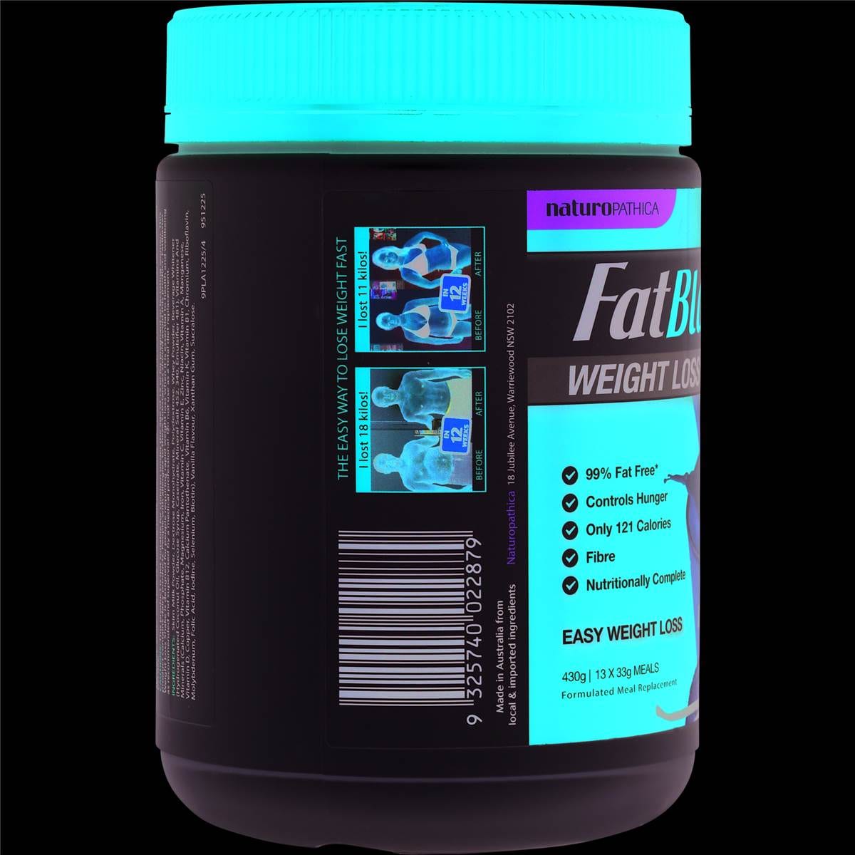 Fat Blaster Weight Loss Shake Vanilla 430g Woolworths