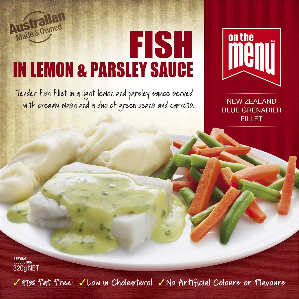 On The Menu Fish Fillets In Lemon & Parsley