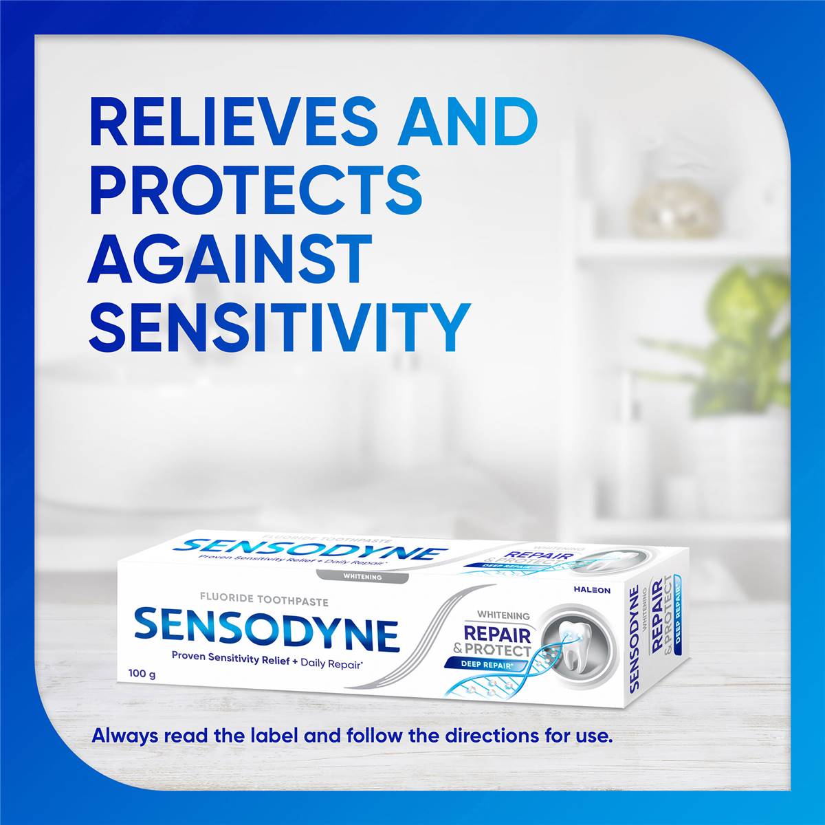 Sensodyne Repair & Protect Whitening Toothpaste For Sensitive Teeth ...