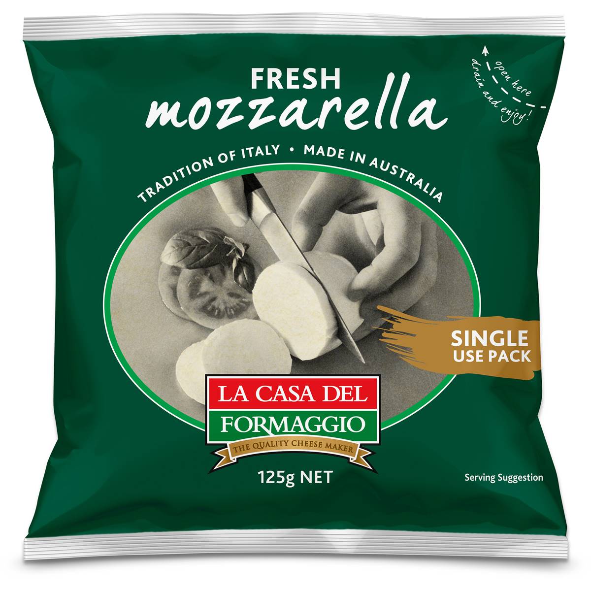 La Casa Del Formaggio Fresh Mozzarella 125g Woolworths