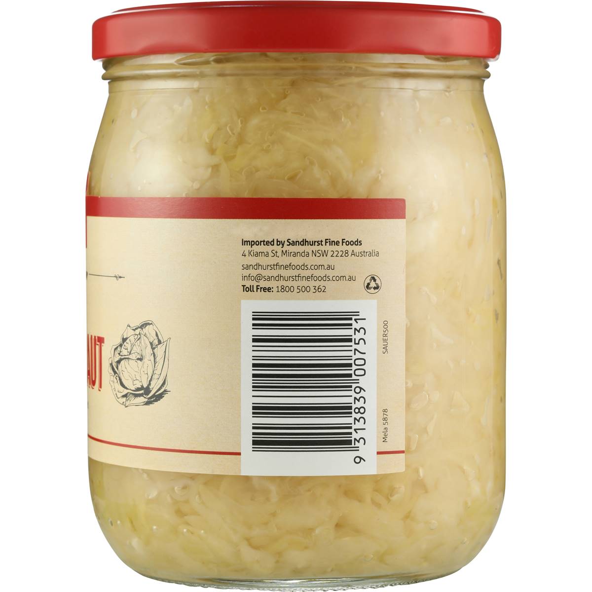 Sandhurst Sauerkraut 500g Woolworths