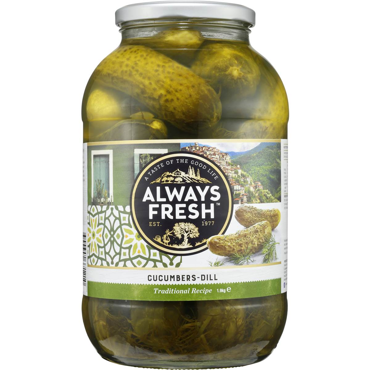 Always Fresh Cucumbers Dill 1.90kg Woolworths